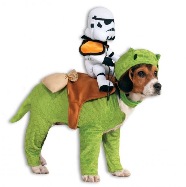 Лучшие костюмы Star Wars для собак - костюм Dewback для собак