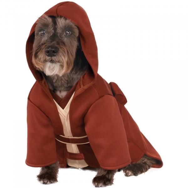 Лучшие костюмы Звездных войн для собак - костюм Оби-Вана Кеноби для собак