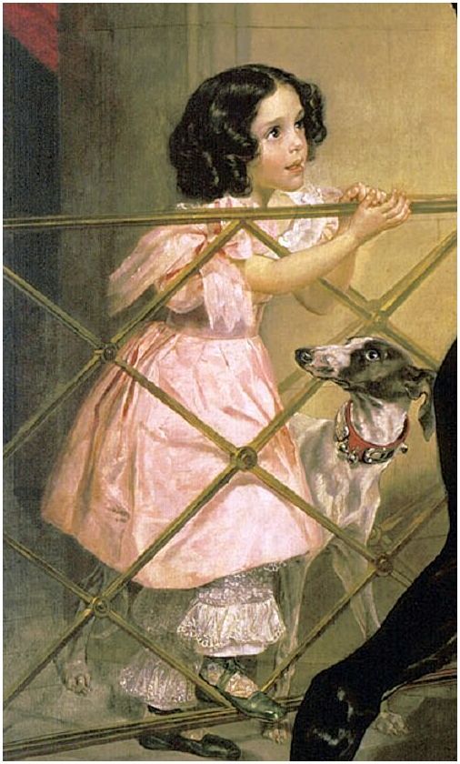 Брюллов, 1832 левретка