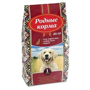 Родные корма 1 Пуд сухой корм для взрослых собак всех пород 20/10 16,38 кг, 1 шт