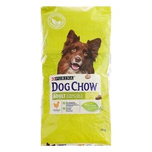 Сухой корм DOG CHOW для собак, курица, 14кг