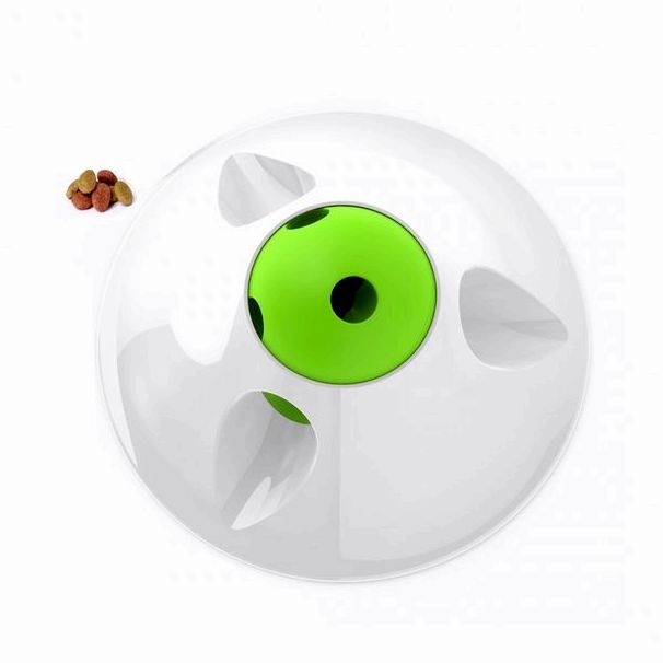 Дуво+ Интерактивная игрушка-кормушка Snack Puzzle без батареек для кошек и собак, 25 см, DUVO+