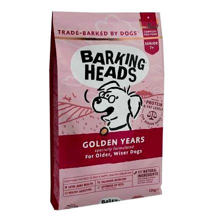 Сухой корм для собак Barking Heads Golden Years, для пожилых, курица, рис, 12кг