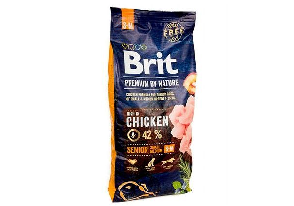 Brit Premium Senior Smal  Medium для пожилых собак