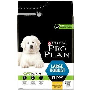 Сухой корм Pro Plan для щенков крупных пород с мощным телосложением, с высоким содержанием курицы, пакет, 3 кг