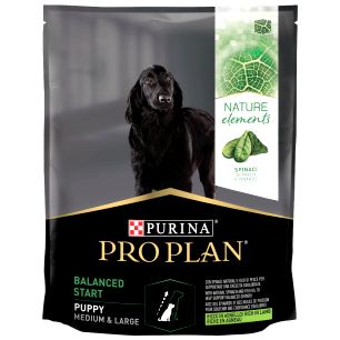 Сухой корм Pro Plan Nature Elements для щенков средних и крупных пород, с высоким содержанием ягненка, пакет, 700 г