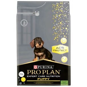 Сухой корм Pro Plan Acti-Protect для щенков мелких и карликовых пород, с высоким содержанием ягненка, пакет, 3 кг