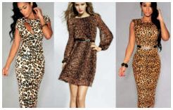 С чем носить леопардовое платье