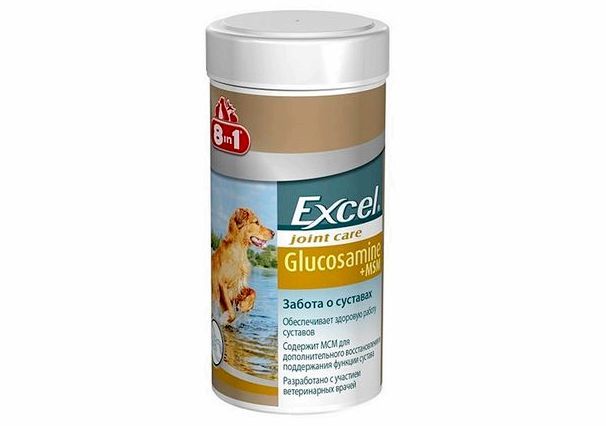 Добавка для собаки 8в1 Excel Glucosamine