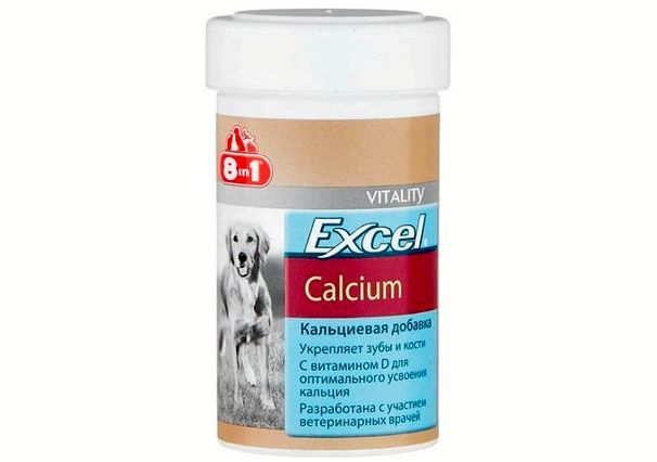 Добавка для собаки 8в1 Excel Calcium Calcidee
