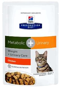 Кусочки в соусе Metabolic + Urinary Feline