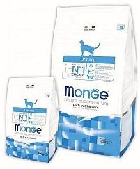 Сухой корм Monge Cat Urinary для профилактики мочекаменной болезни у кошек