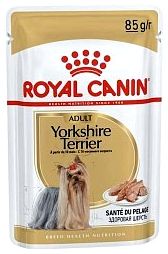 Паучи Royal Canin Yorkshire Terrier Adult для взрослых йоркширских терьеров 85 г