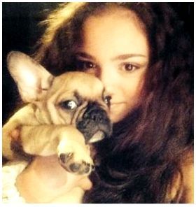 Первое фото Евгении с псом Джерри в Инстаграме