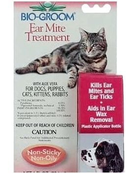 Капли Био-грум Ear Mite Treatment от ушных клещей для животных