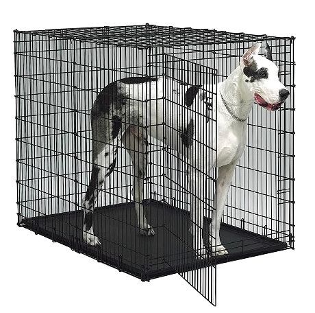 Мидвест Металлическая двудверная клетка для собак гигантских пород Grate Ginormus (Solutions), 137*94*114 см, Midwest