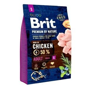 Brit. Сухой корм Premium Adult S для взрослых собак мелких пород со вкусом курицы 3 кг (526291)
