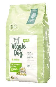 Сухой корм Green Petfood VeggieDog Grainfree Adult полнорационный вегетарианский беззерновой корм (картофель и горох)0,9