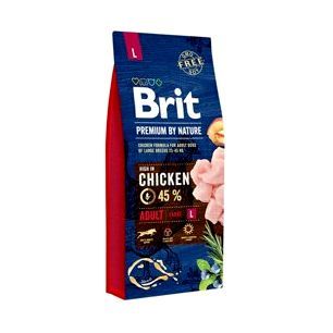 Сухой корм для взрослых собак крупных пород Brit Premium Dog Adult L / 15 кг