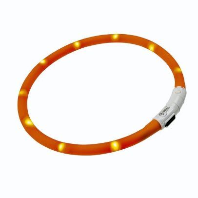 Ферпласт Светящийся ошейник для собак с USB зарядкой Night Over Collar, 2 размера, Ferplast