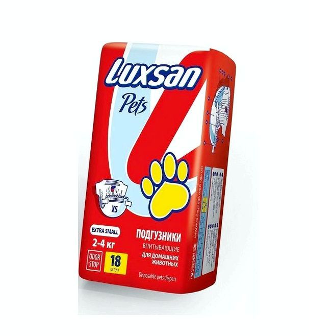 Люксан Подгузники для домашних животных Pets, в ассортименте, Luxsan 