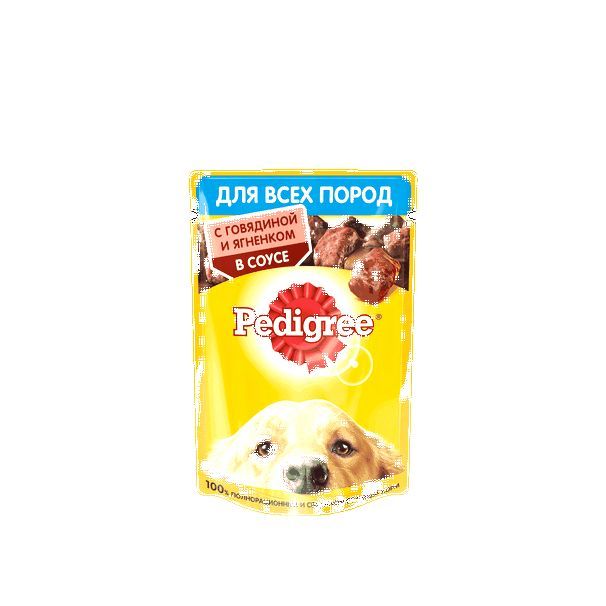 PEDIGREE® для взрослых собак всех пород с говядиной и ягненком