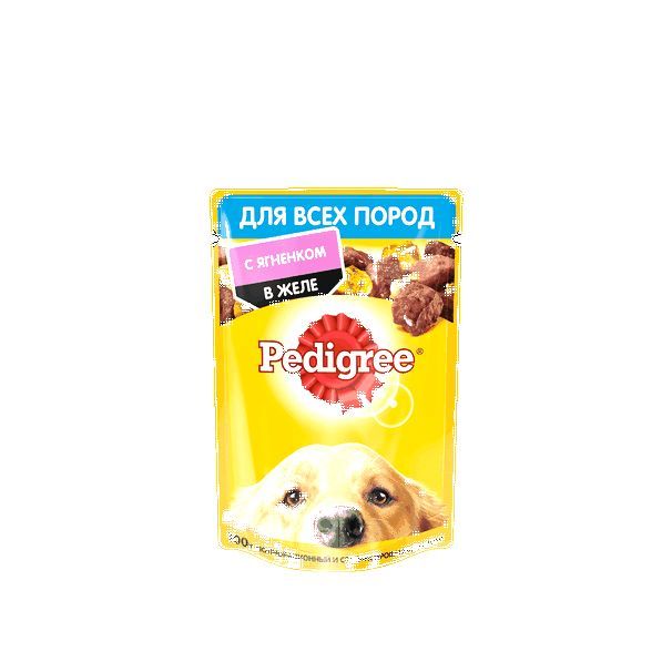 PEDIGREE® для взрослых собак всех пород с ягненком в желе
