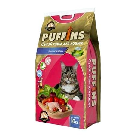 Puffins Сухой Корм для Кошек Мясное Жаркое