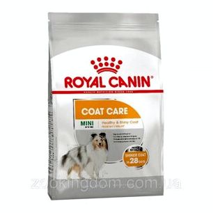 Корм для собак малых пород с тусклой и сухой шерстью Royal Canin Coat Care Mini 3 кг