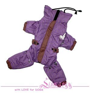 Утепленный дождевик Lim Gor фиолетовый для мальчика